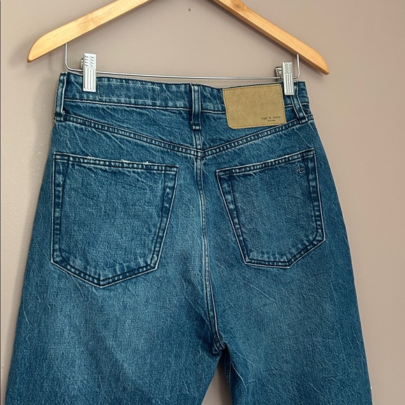 Rag &Bone Rachel Barrel Leg Siesta Super High-Rise Rigid Jean ButtonFly Size 28 - Picture 5 of 14
